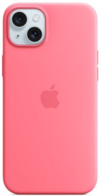 Coque APPLE Iphone 15 Plus MagSafe silicone Rose