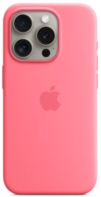 Coque APPLE Iphone 15 Pro MagSafe silicone Rose