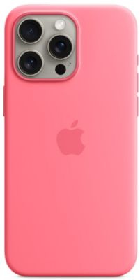 Coque APPLE Iphone 15 Prom Max MagSafe silicone Rose