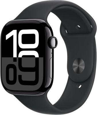 Montre connectee APPLE WATCH Serie 10 46mm Alu/Noir M/L