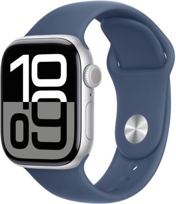 Montre connectée APPLE WATCH Serie 10 42mm Alu/Argent S/M Cellular