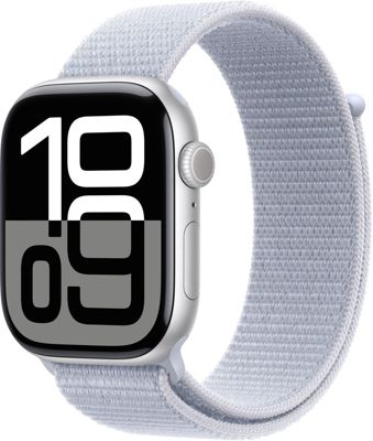 Montre connectée APPLE WATCH Serie 10 42mm Alu/Argent Loop Cellular