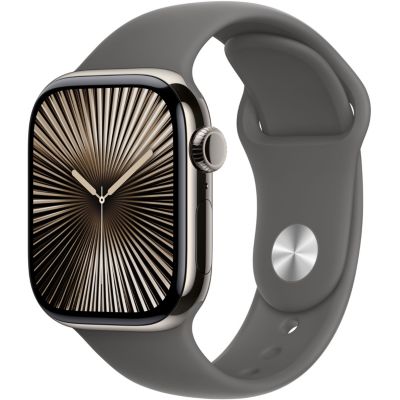 Location Montre connectée APPLE WATCH Serie 10 42mm Titane Naturel S/M Cell