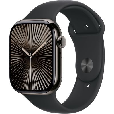 Location Montre connectée APPLE WATCH Serie 10 42mm Titane Ardoise S/M Cell