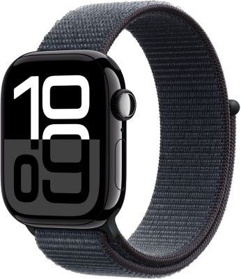 Montre connectée APPLE WATCH Serie 10 46mm Alu/Noir Loop Cellular