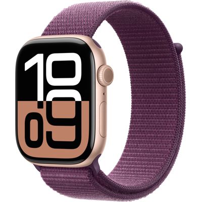 Location Montre connectée APPLE WATCH Serie 10 46mm Alu/Or Rose Loop Cellular