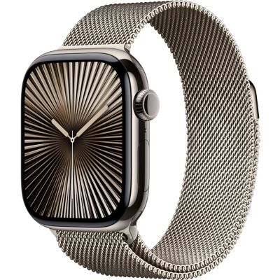 Location Montre connectée APPLE WATCH Serie 10 46mm Titane Naturel Loop Cell