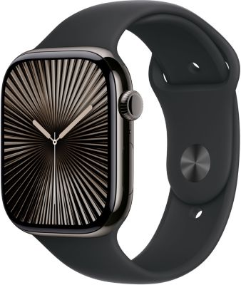 Montre connectee APPLE WATCH Serie 10 46mm Titane Ardoise M/