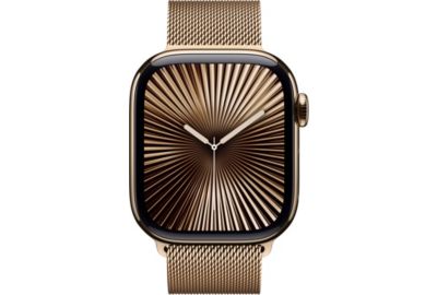 Montre connectée APPLE WATCH Serie 10 46mm Titane Or Loop Cellular