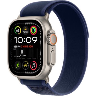 Location Montre connectée APPLE WATCH Ultra 2 49mm Naturel / Bleu Trail S/M Cell