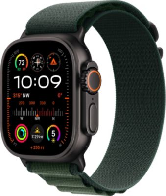 Montre connectée APPLE WATCH Ultra 2 49mm Noir / Vert Loop S Cellular