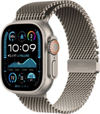 Montre connectée APPLE WATCH Ultra 2 49mm Naturel / Milanais Loop L C