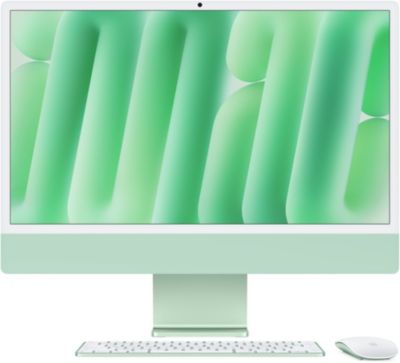 Ordinateur Apple IMAC 24' M4 16Go 256Go CPU 8 GPU 8 Vert