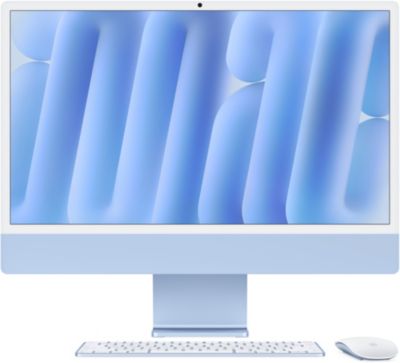 Ordinateur Apple IMAC 24' M4 16Go 256Go CPU 10 GPU 10 Bleu