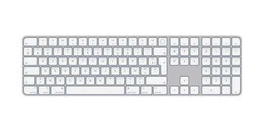 Clavier sans fil APPLE Magic Keyboard avec Touch ID Blanc