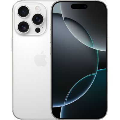 Location Smartphone APPLE iPhone 16 Pro Titane Blanc 1To Reconditionné Grade C