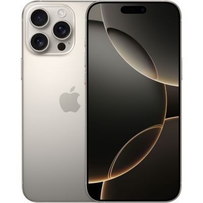 Location Smartphone APPLE iPhone 16 Pro Max Titane Naturel 1To Reconditionné Grade C