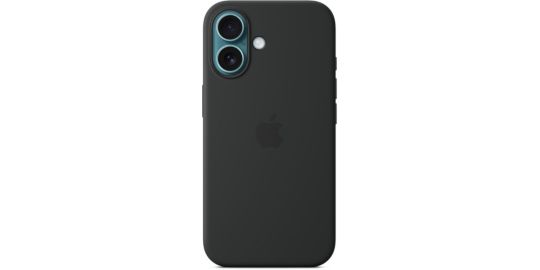 Coque APPLE iPhone 16 Silicone MagSafe Noir