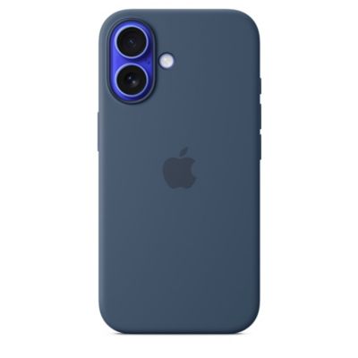 Coque APPLE iPhone 16 MagSafe denim silicone
