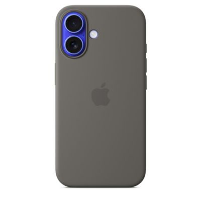 Coque APPLE iPhone 16 MagSafe Gris sidéral Silicone