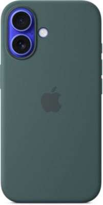 Coque APPLE iPhone 16 MagSafe Vert lacustre Silicone