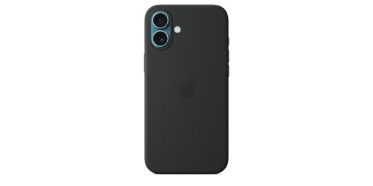 Coque APPLE iPhone 16 Plus MagSafe Noir silicone