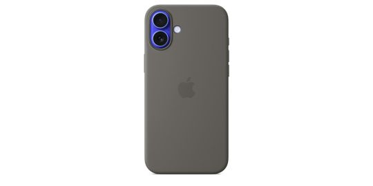 Coque APPLE iPhone 16 Plus MagSafe Gris minéral