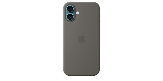 Coque APPLE iPhone 16 Plus MagSafe Gris minéral