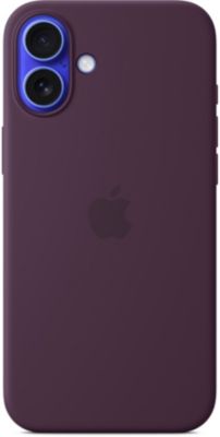 Coque APPLE iPhone 16 Plus MagSafe Prune silicone