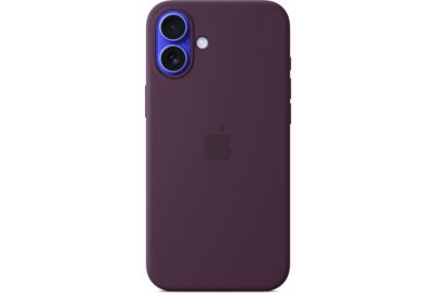 Coque APPLE iPhone 16 Plus MagSafe Prune silicone