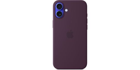 Coque APPLE iPhone 16 Plus MagSafe Prune silicone