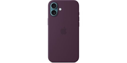 Coque APPLE iPhone 16 Plus MagSafe Prune silicone
