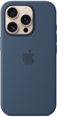 Coque APPLE iPhone 16 Pro MagSafe denim silicone