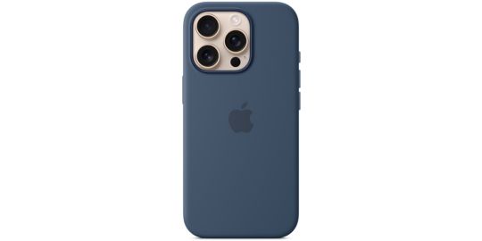Coque APPLE iPhone 16 Pro MagSafe denim silicone
