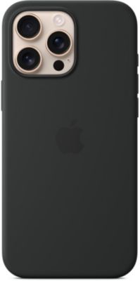 Coque APPLE iPhone 16 Pro Max Noir MagSafe silicone