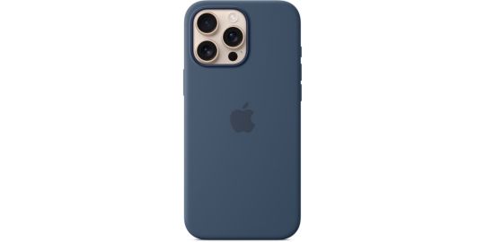 Coque APPLE iPhone 16 Pro Max Denim MagSafe silic