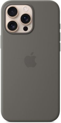 Coque APPLE iPhone 16 Pro Max Gris sidéral MagSafe silic