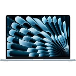 Ordinateur Apple MACBOOK Air 15 Puce M4 CPU 10 / GPU 10 coeurs Mémoire RAM 16Go Stockage 256Go SSD Retina Bleu
