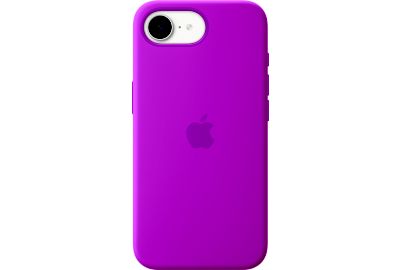 Coque APPLE iPhone 16e silicone Fuchsia