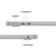 Location Ordinateur Apple MACBOOK Air 13,6 Puce M4 CPU 10 / GPU 10 coeurs Mémoire RAM 16Go Stockage 1To SSD Retina Argent