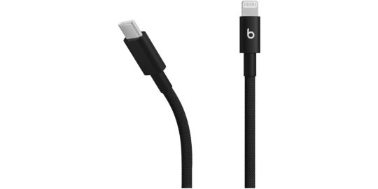 Câble de charge BEATS tissé USB-C vers Lightning 1M50 Noir int