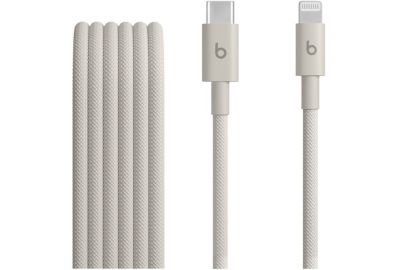 Câble de charge BEATS tissé USB-C vers Lightning 1M50 Gris écl