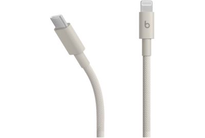 Câble de charge BEATS tissé USB-C vers Lightning 1M50 Gris écl