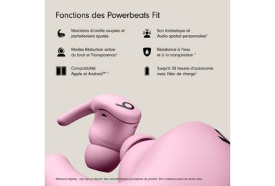 Ecouteurs sport BEATS Powerbeats Fit Rose