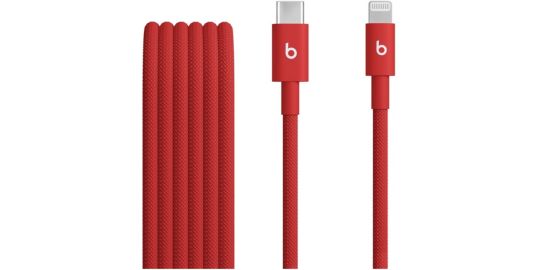 Câble de charge BEATS tissé USB-C vers Lightning 1M50 Rouge fl
