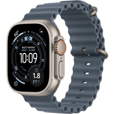 Location Montre connectée APPLE WATCH 49mm Tit Nat / Bleu Ocean Ultra 3 Cellul