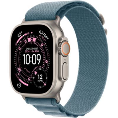 Location Montre connectée APPLE WATCH 49mm Tit Nat / Bleu Alp Ultra 3 S Cellul