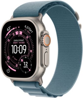 Montre connectee APPLE WATCH 49mm Tit Nat / Bleu Alp Ultra 3
