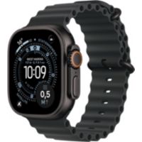 Location Montre connectée APPLE WATCH 49mm Tit Noir / Noir Ocean Ultra 3 Cell