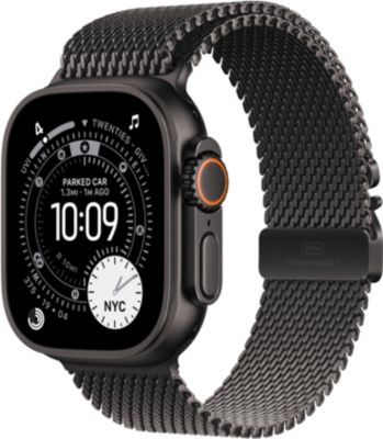 Montre connectee APPLE WATCH 49mm Tit Noir Milanais Ultra 3 